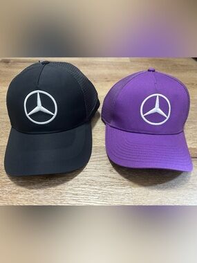 Set of 2 Mercedes-AMG Petronas F1 Hats **NWT
